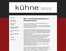 Tablet Screenshot of kuehneimmobilien.de